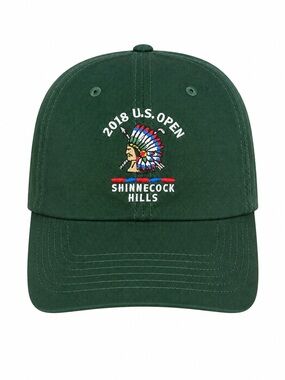New 2018 US Open Shinnecock Hills USGA Member PGA Green Strapback Golf Hat Cap